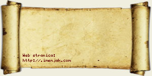 Kristina Pejović vizit kartica